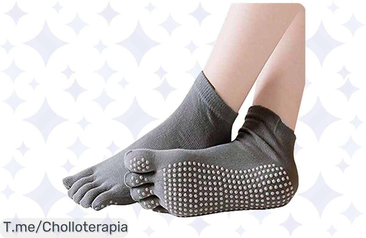 Calcetines de yoga antideslizantes para mujer a precio loco: comodidad y estilo en cada postura, aprovecha el descuentazo y consigue los tuyos antes que se agoten. ¡Actúa ya!