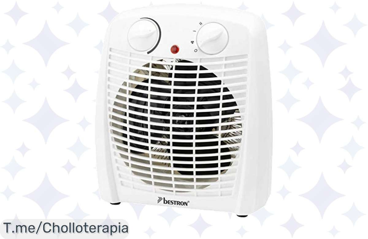 Calefactor Bestron a precio loco: Calor instantáneo, seguro y fácil de usar en habitaciones de hasta 20 m². ¡No te pierdas este super chollo, compra ahora antes que se agote!