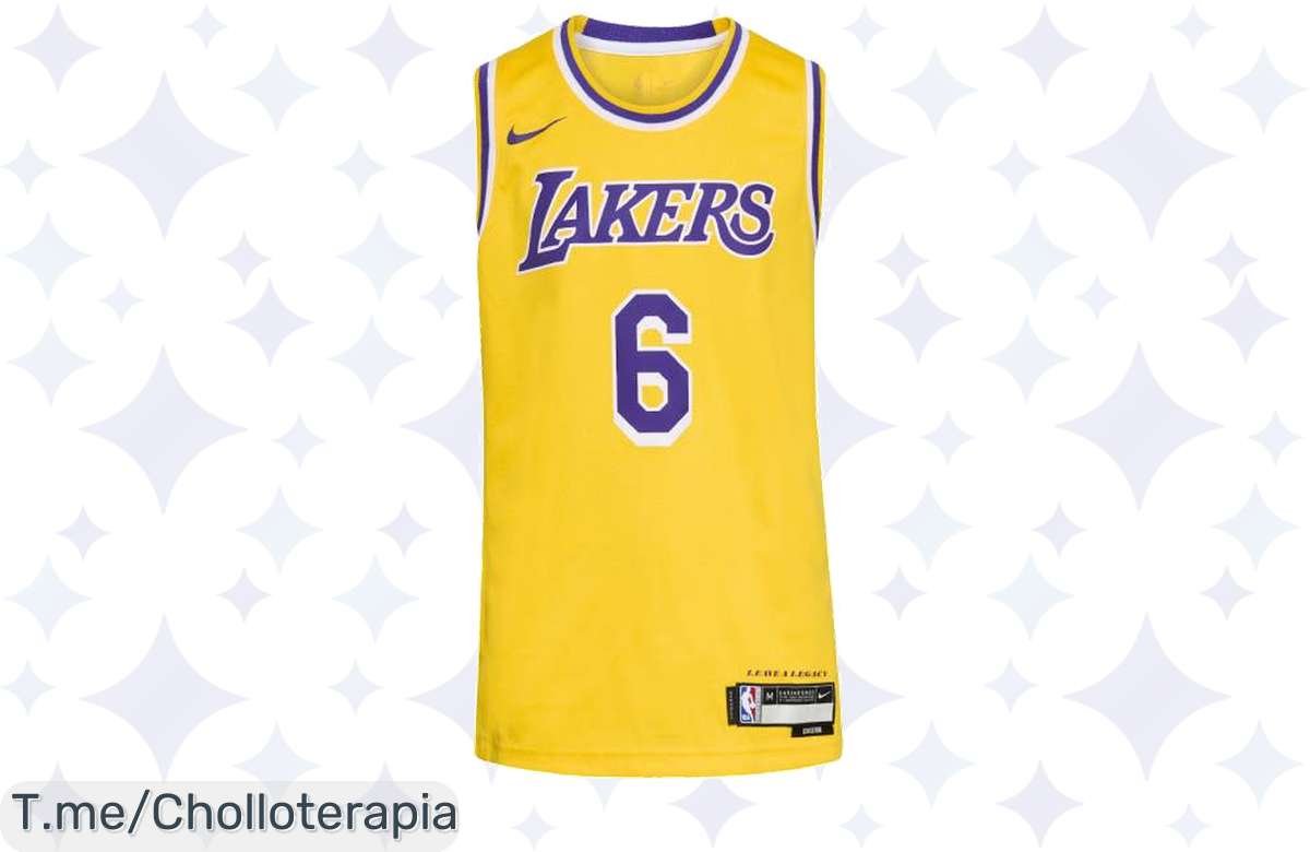 Camiseta Nike #6 de James para niños en un ofertón nunca visto, comodidad y estilo para pequeños campeones. ¡Hazte con la tuya antes de que se agote!
