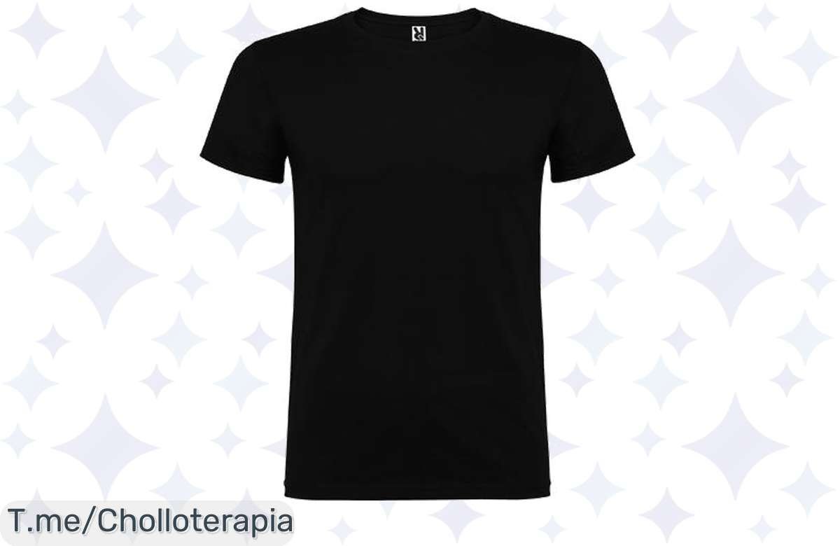 Camiseta básica de hombre al precio loco que cambiará tu verano: 100% algodón, ligera y cómoda. ¡Aprovecha este super chollo antes de que se agoten!