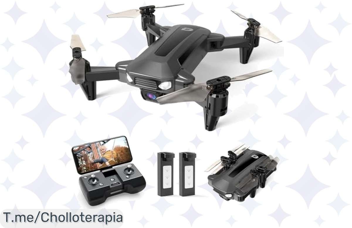 Captura momentos increíbles con el DEERC Drone para niños: cámara 1080P HD y control de voz, ¡super chollo por tiempo limitado! Actúa ya antes de que se acabe esta oferta única.