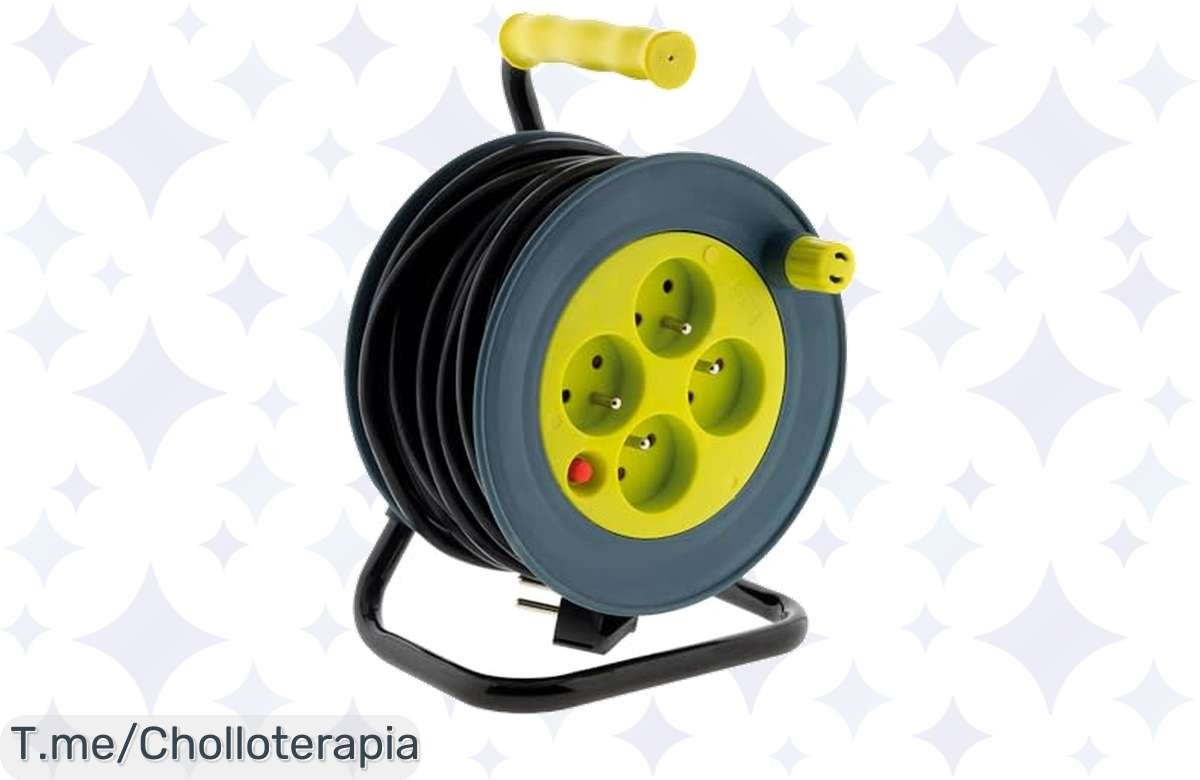 Carrete Doméstico Zenitech de 15m a precio loco: Potente, ligero y seguro para tus tareas. ¡Aprovecha este ofertón antes de que se agote!