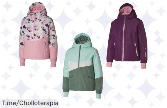 Chaqueta de esquí júnior a precio loco, hecha con material reciclado ¡La oportunidad perfecta para que tus pequeños brillen en la nieve! Oferta limitada, compra ya y asegura su aventura