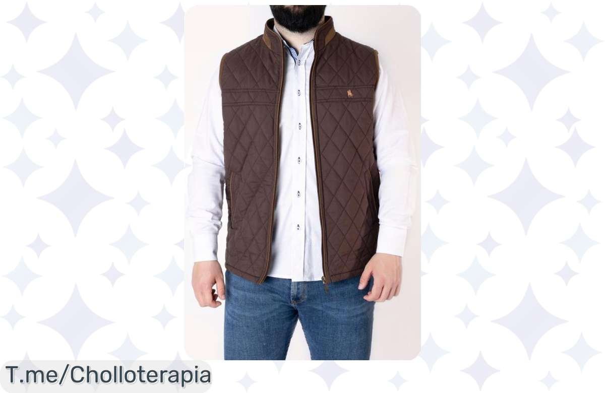 Conoce el chaleco S&C Rombos, la prenda acolchada que transforma tu look. Aprovecha este ofertón único y vístete con estilo antes de que se agote, ¡compra ahora!