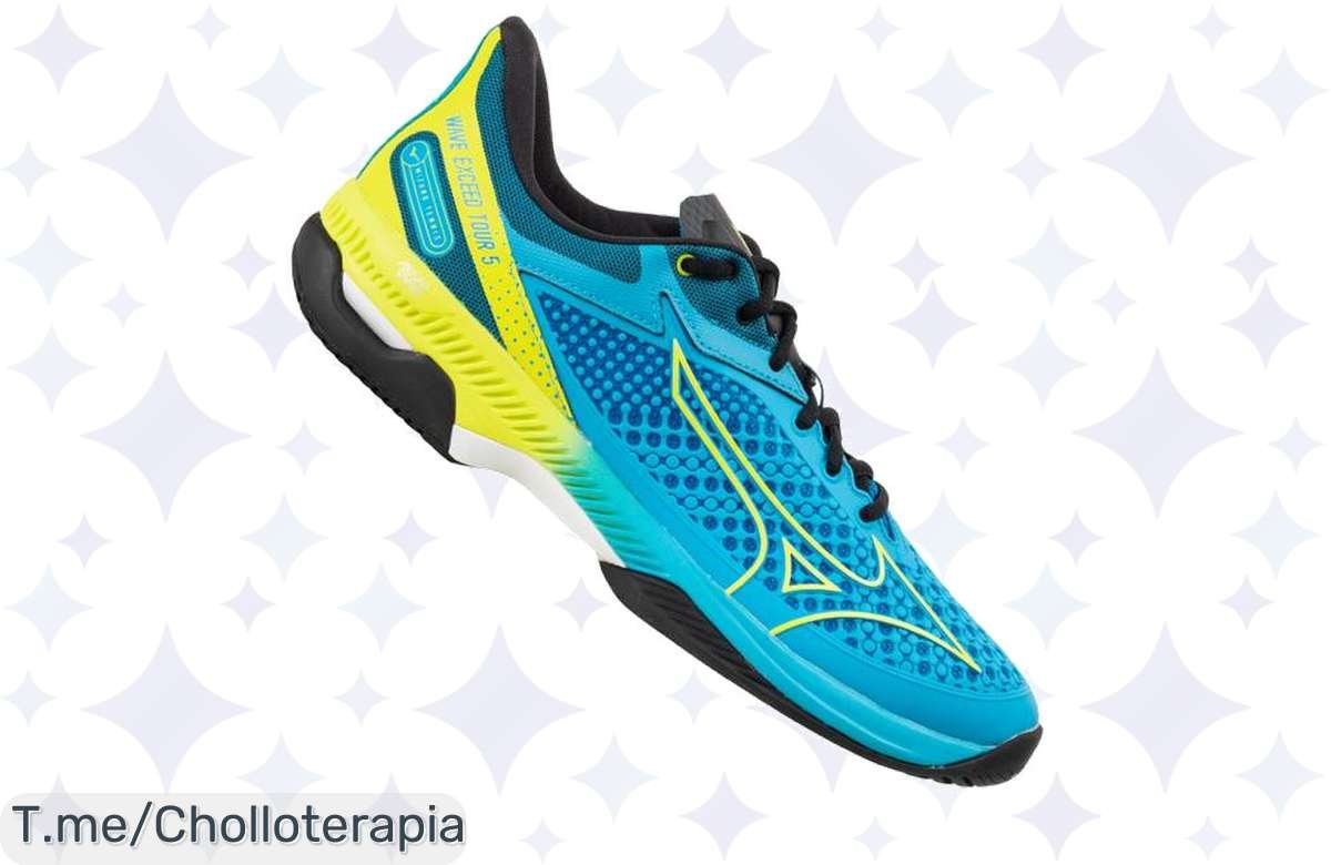 Conquista la cancha con las Mizuno Wave Exceed Tour, un super chollo de comodidad y estilo que no puedes dejar pasar. ¡Compra ahora antes que se acaben!