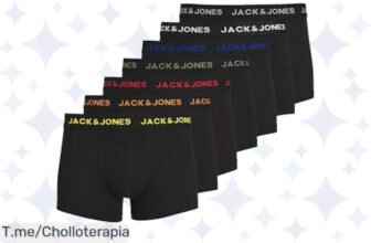 Consigue 7 pares de trunks Jack & Jones a un precio loco, cómodos y duraderos como nunca habías visto ¡No te lo pienses más y corre por tu super chollo ya!