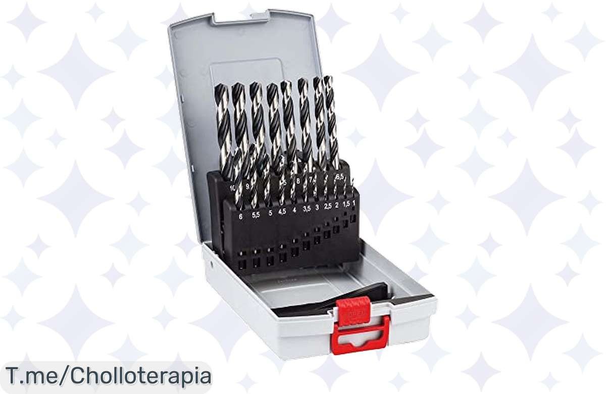 Consigue el Set de 19 Brocas HSS PointTeQ a un precio loco y disfruta de taladros rápidos y precisos en metal. Oferta limitada, ¡actúa ya y mejora tus proyectos!