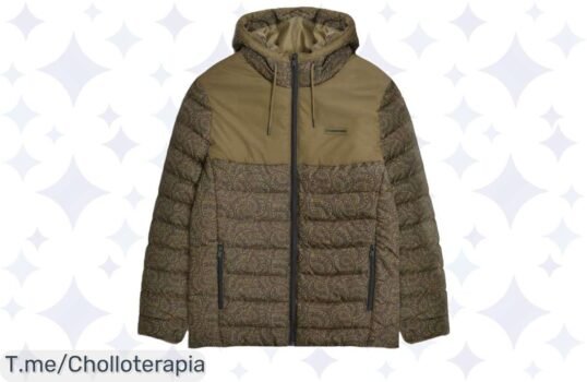 Consigue el chaquetón Lambretta Padded Paisley y destaca con estilo a un precio loco, pero apúrate porque esta oferta nunca se había visto ¡Compra ya antes de que vuelen!