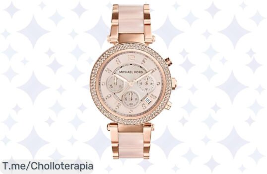 Consigue el reloj Parker de Michael Kors a un precio loco, multifuncional y resistente al agua ¡Aprovecha este ofertón antes de que se acabe!