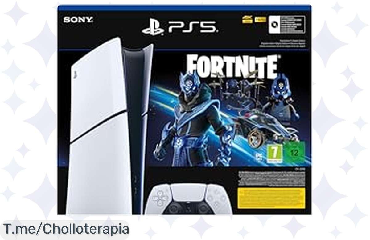 Consigue la consola PlayStation®5 Digital con el pack Fortnite® Cobalt Star, 8 elementos exclusivos y 1000 paVos a un precio loco por tiempo limitado ¡No dejes pasar esta oferta!
