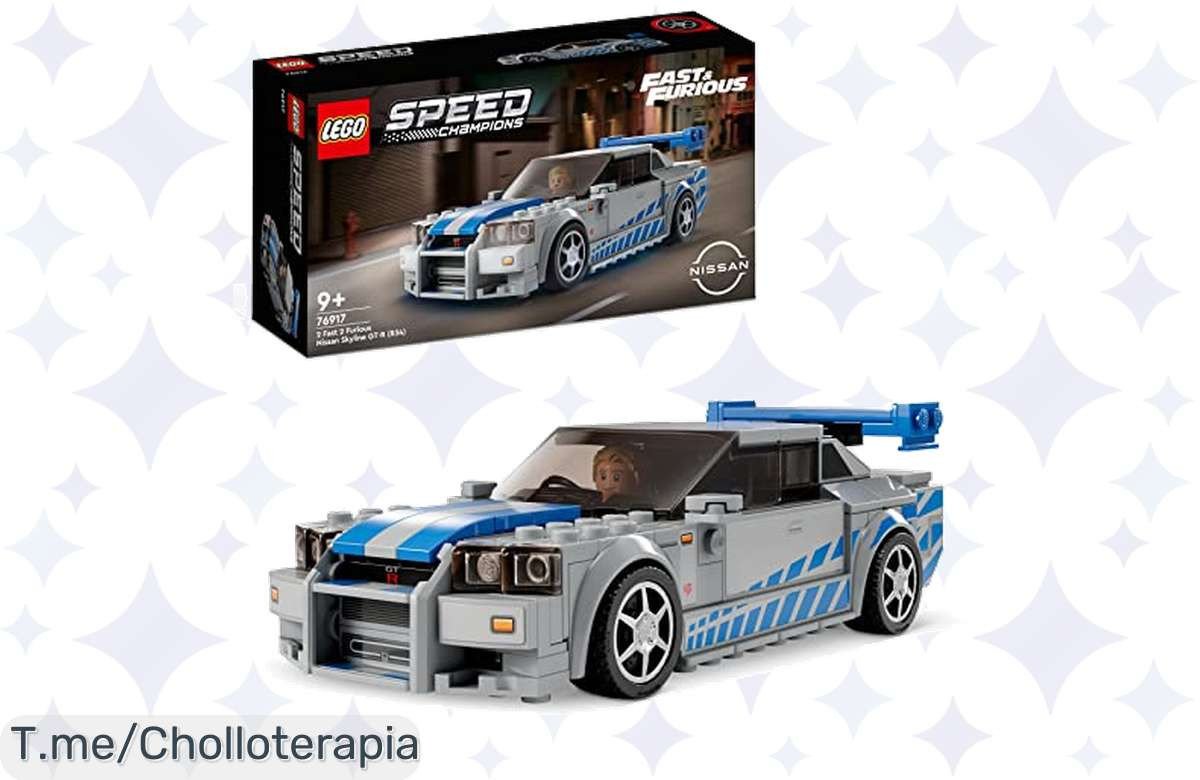 Construye el Nissan Skyline GTR de 2 Fast 2 Furious con la minifigura de Brian O’Conner, ¡impresionante super chollo que no podrás dejar pasar! ¡Compra ahora antes de que se agote!