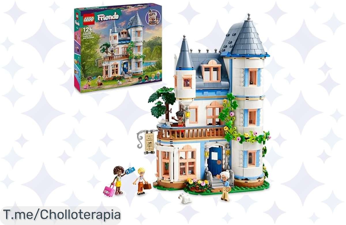 Construye el hotel de tus sueños con Lego Friends: castillo mágico a precio loco, diversión sin fin y aventuras para compartir. ¡No dejes pasar este ofertón limitado!