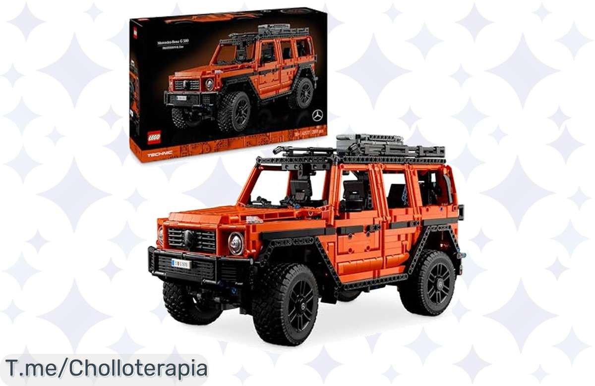 Conviértete en el constructor de sueños con el Lego Technic MercedesBenz G 500, un todoterreno impresionante que no puedes dejar pasar. ¡Precio loco y oferta limitada!