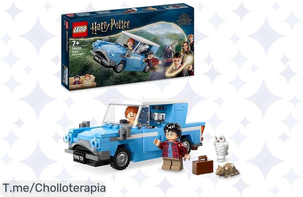 Conviértete en el héroe de tu propia aventura con el Ford Anglia Volador de Lego Harry Potter, un ofertón mágico que no podrás dejar pasar. ¡Compra ya y vive la emoción!