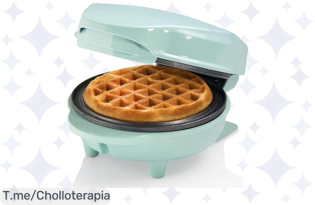 Crea momentos dulces y divertidos con la Mini gofrera Bestron, ¡un super chollo que hará de tus fiestas un éxito! ¡No te pierdas este ofertón limitado y hazla tuya ya!