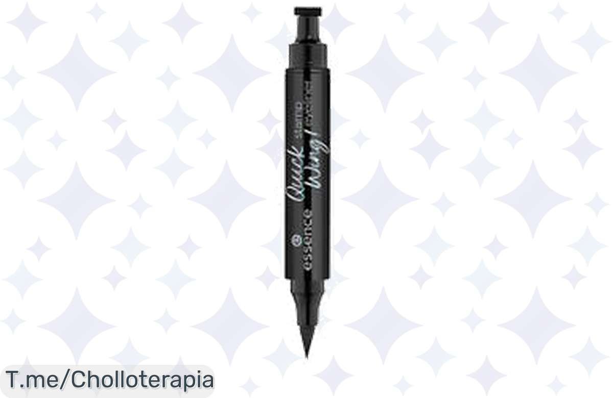 Dale forma a tus ojos en segundos con el Eyeliner Quick Wing de ESSENCE, un super chollo que te hará brillar todo el día. ¡Aprovecha esta oferta limitada y compra ya!