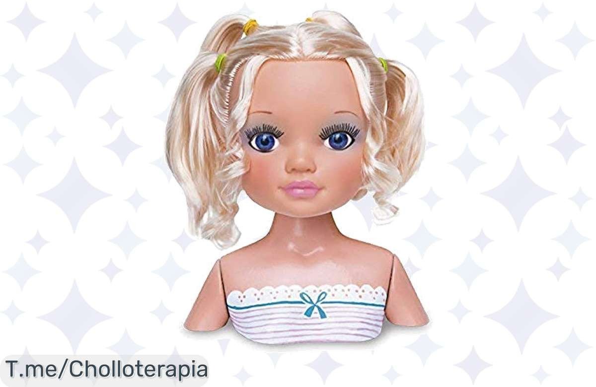 Desata la creatividad de tus peques con el busto rubio, un super chollo que incluye accesorios geniales y diversión ilimitada. ¡Compra ya antes de que se agote!