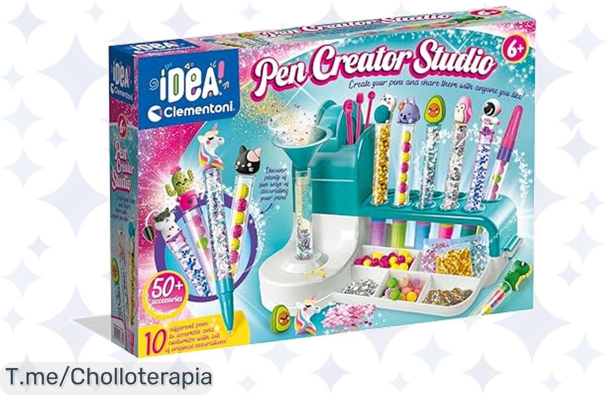 Desata tu creatividad con el super chollo del Taller de Bolígrafos y crea diseños únicos que sorprenderán a todos. No te quedes sin él, ¡compra ya antes de que se agote!