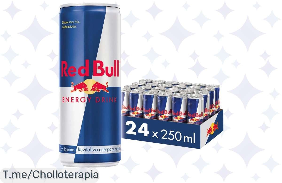 Desata tu energía con el ofertón de Red Bull: 24 latas a precio loco que no volverá. ¡Aprovecha este chollo y usa el cupón antes que se agote!