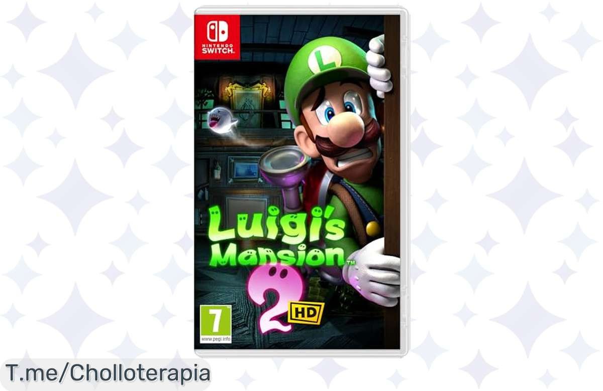 Descubre Luigi’s Mansion 2 HD: ¡Aventuras escalofriantes y sorpresas te esperan! Aprovecha este ofertón único y actúa ya antes de que se agote esta oferta loca.