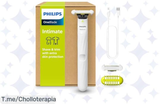 Descubre Philips OneBlade Intimate, el super chollo para un afeitado suave y seguro Mejora tu rutina de depilación ahora mismo antes que se acabe esta oferta única