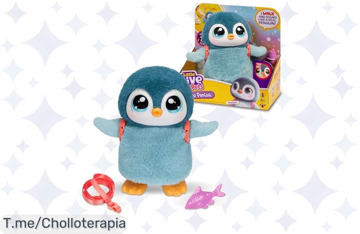 Descubre a Waddles, el pingüino que canta y se mueve como un verdadero amigo peludo. No dejes pasar este ofertón único: ¡diversión garantizada para tu pequeño!