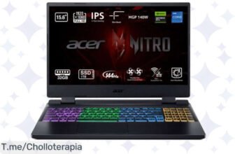 Descubre el Acer Nitro 5 con Intel Core i9 y 32GB de RAM a un precio loco, ¡la velocidad del juego al alcance! Aprovecha este ofertón antes que se acabe