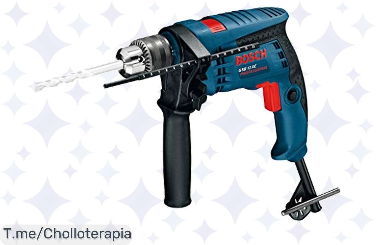 Descubre el Bosch Professional GSB 13 RE: un super chollo que perfora hormigón sin esfuerzo. ¡No dejes pasar esta oferta brutal y hazlo tuyo antes que se agote!