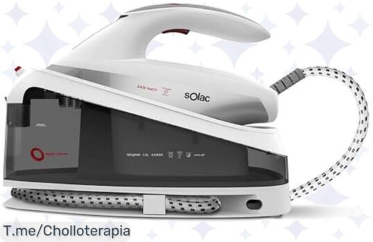 Descubre el Chollazo del Año: Solac CPB6200 Blank Canvas con 65 Bar de Potente Vapor para Arrugas Imposibles a un Precio Loco ¡Compra Ahora y No Te Pierdas Esta Oportunidad!