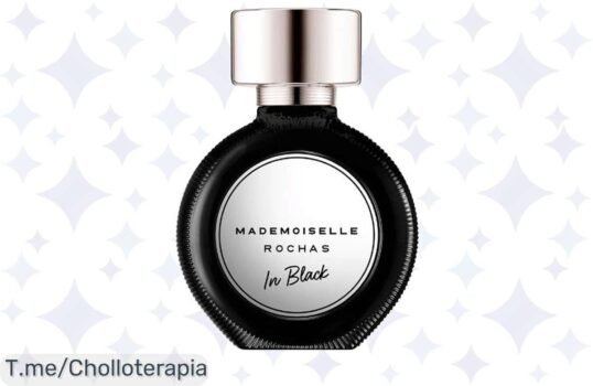 Descubre el Eau de Parfum Mademoiselle Rochas In Black, un super chollo que realza tu elegancia y sensualidad ¡No pierdas esta oferta única antes de que desaparezca!