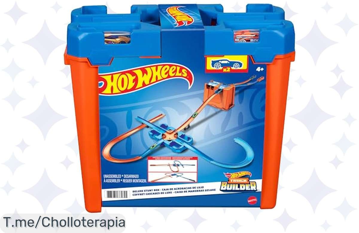 Descubre el Hot Wheels Track Builder, un super chollo que estimula la creatividad de tus hijos mientras se divierten. ¡Aprovecha este ofertón antes de que se agote!