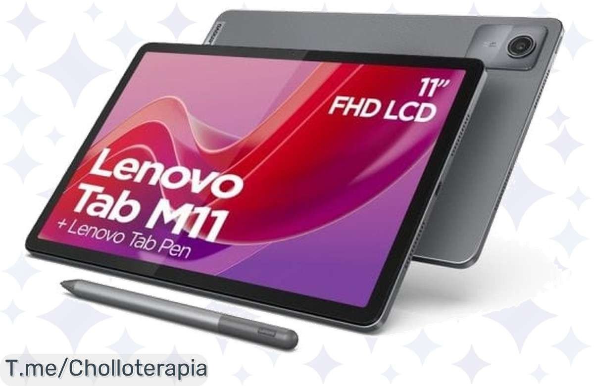 Descubre el Lenovo Tab M11 128GB con Pen Stylus a un precio loco: potencia y diseño para jugar, trabajar y crear. ¡Aprovecha este ofertón exclusivo antes de que se agote!