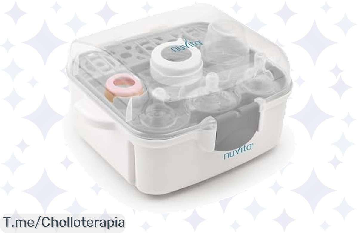 Descubre el Nuvita 1085 Esterilizador de Biberones, limpieza rápida y fácil en minutos. ¡No te quedes sin este chollazo para tu bebé! Compra ya antes de que se agote.