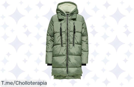 Descubre el ONLY PUFFER, el abrigo de invierno más suave y abrigador que nunca viste antes No dejes pasar este chollo único, ¡compra ahora antes de que se agote!