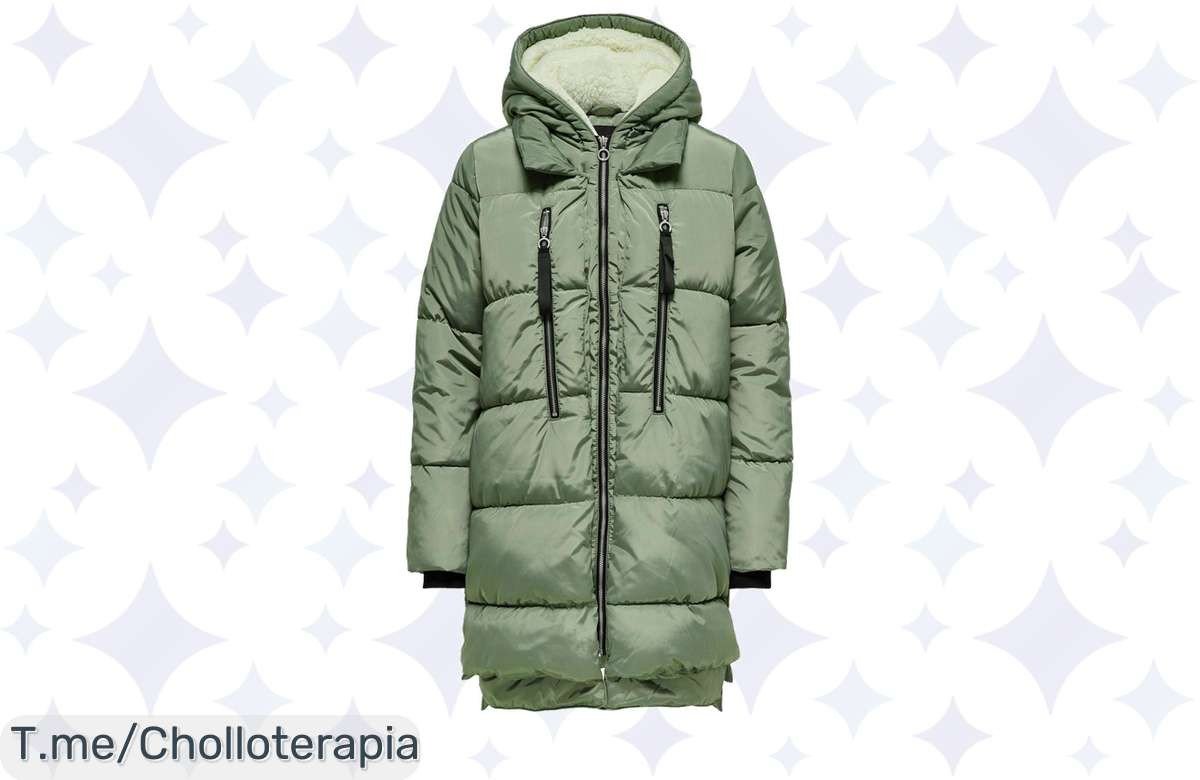 Descubre el ONLY PUFFER, el abrigo de invierno más suave y abrigador que nunca viste antes. No dejes pasar este chollo único, ¡compra ahora antes de que se agote!