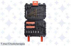 Descubre el Super Chollo BLACK+DECKER con 50 Piezas y brocas de titanio que facilitan tu trabajo, ¡aprovecha este ofertón antes de que se agote!