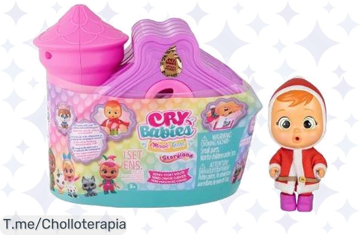 Descubre el bebè llorón lágrimas mágicas, un super chollo con su mascota y accesorios que encantará a tus peques. ¡Apresúrate antes de que se agoten!