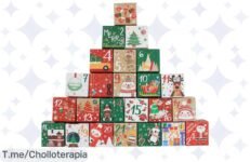 Descubre el calendario de adviento más mágico en un súper chollo, ¡24 sorpresas que llenarán tu hogar de alegría! No esperes más, compra ahora antes de que se agoten