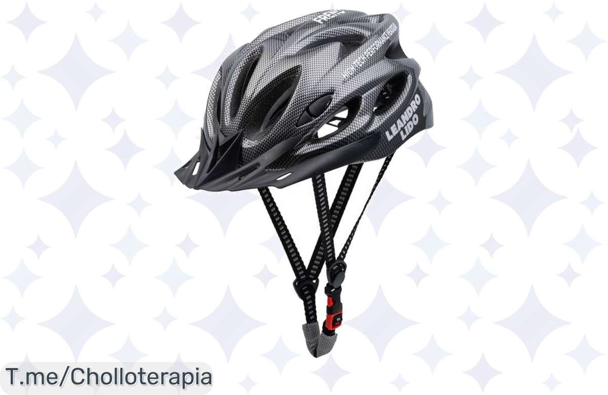 Descubre el casco de ciclismo Leandro Lido: seguridad y estilo al mejor precio loco, ¡no te pierdas este super chollo y compra ahora para pedalear con confianza!