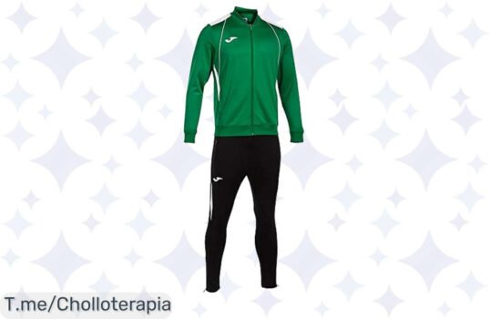 Descubre el chándal Joma Championship VII a un precio loco: comodidad total y estilo único en tu día a día ¡Oferta limitada, compra ahora y no te lo pierdas!