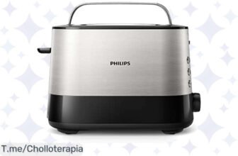 Descubre el chollazo de la Tostadora Philips Viva: ranuras extraanchas y tostadas perfectas en segundos No te pierdas esta oferta increíble, ¡compra ahora antes que se agote!