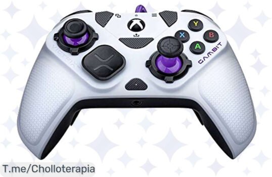 Descubre el chollazo del PDP Victrix Gambit, tu mando para Xbox que responde al instante y ofrece sonido envolvente ¡No pierdas esta oferta única y hazlo tuyo ya!