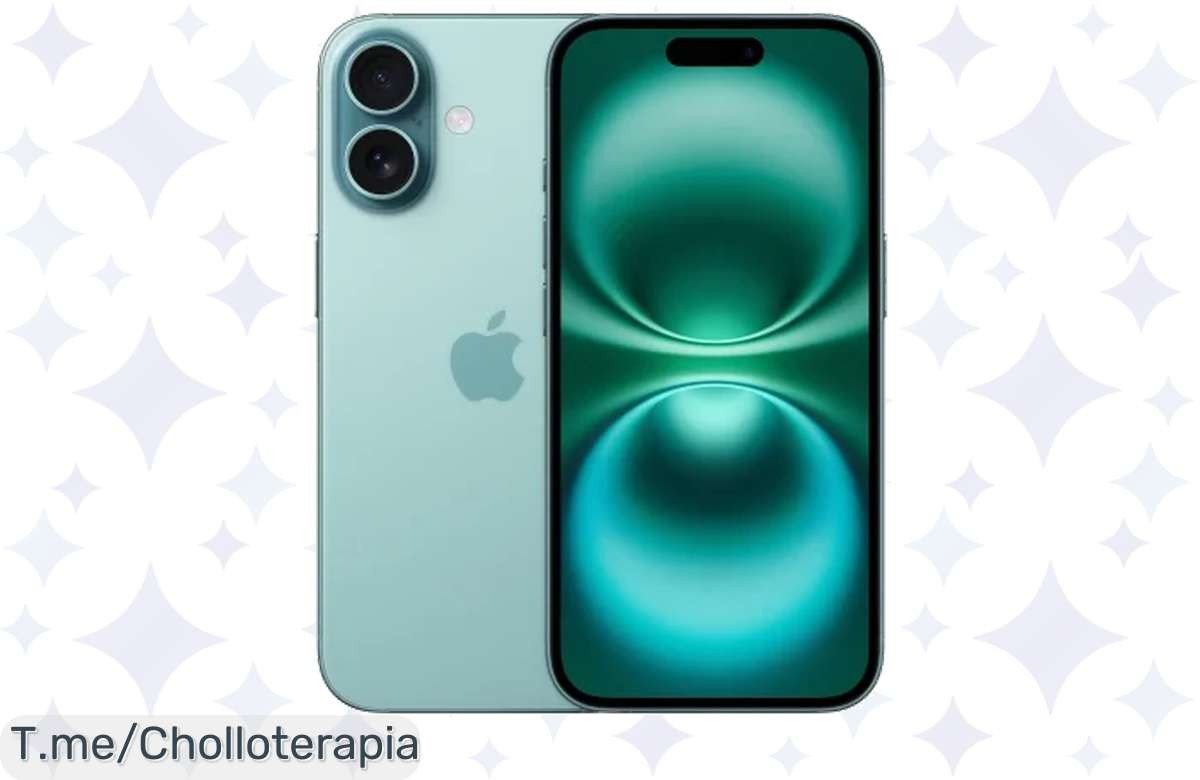 Descubre el chollazo del año: Apple iPhone 16 128GB 5G en Verde Azulado a un precio de ganga. ¡Brilla con su velocidad y diseño espectacular! Compra ya antes que se acabe.