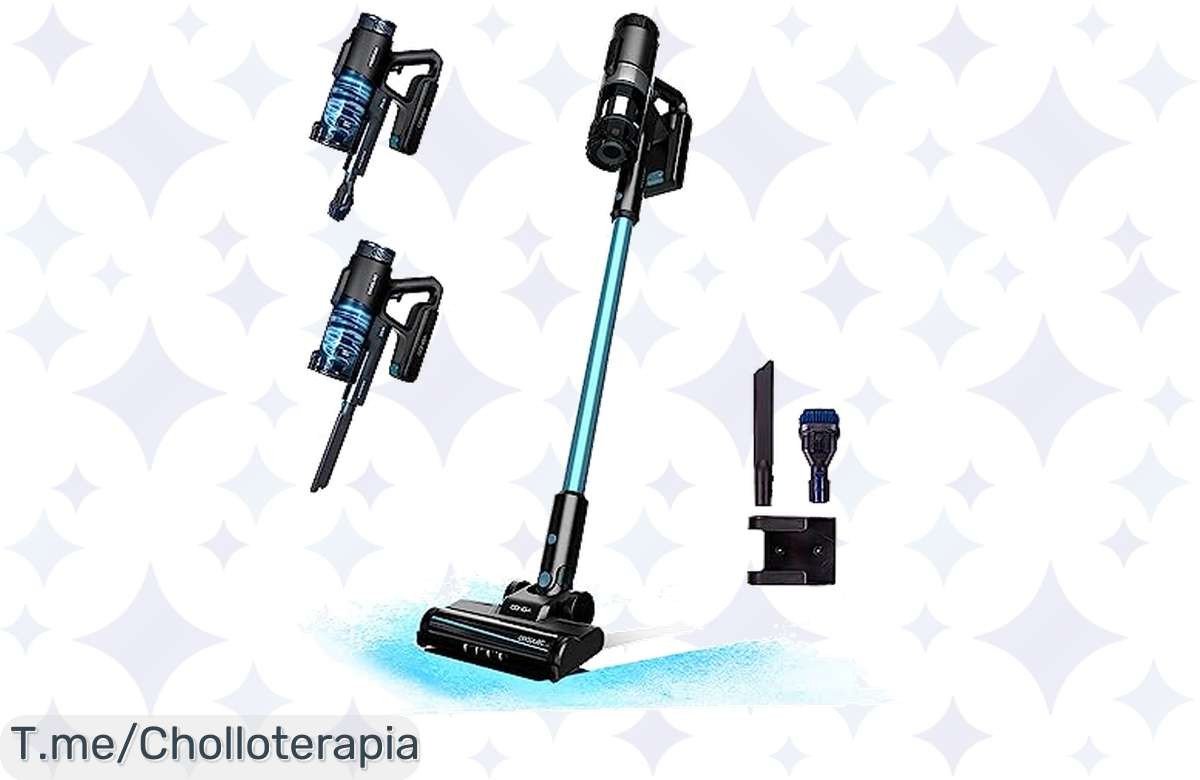 Descubre el chollazo del año: Aspirador Conga Rockstar 1500 sin cable, ¡limpia fácil y rápido con potencia turbo! No pierdas esta oferta única, cómpralo YA antes de que se acabe.