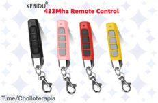 Descubre el chollazo del año: Control remoto duplicador 433MHz, clona tus controles en segundos y transforma tu vida ¡Aprovecha este ofertón antes de que se acabe!