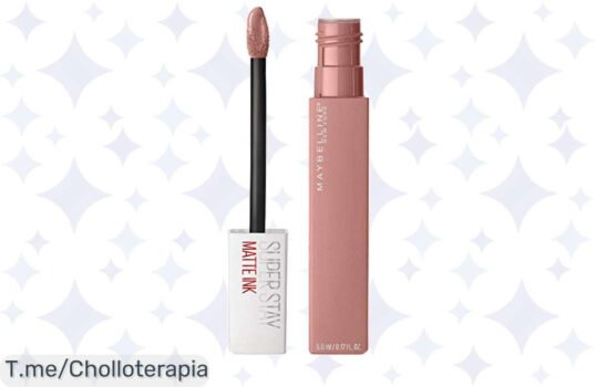 Descubre el chollazo del año: Maybelline Superstay Matte Ink en tono 60 Poet, ¡color intenso hasta 16 horas que no se va! Aprovecha este ofertón antes de quedarte sin él