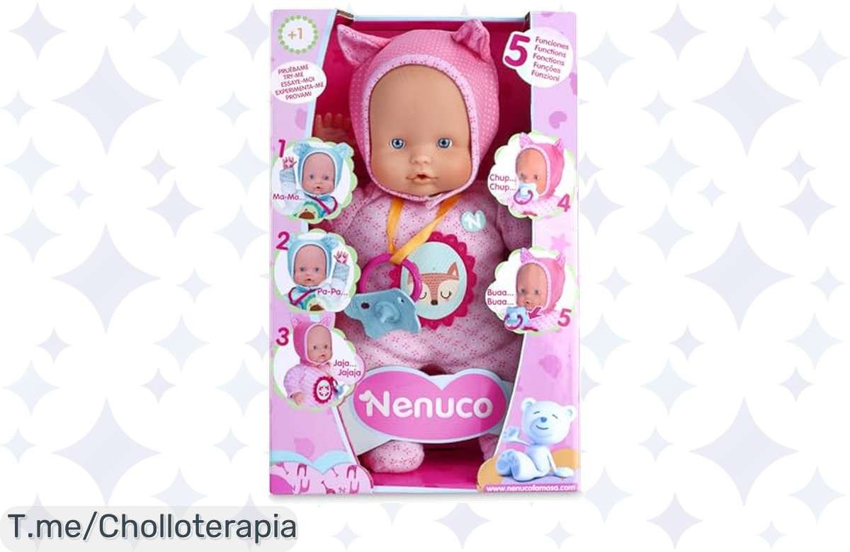 Descubre el chollazo del año: Nenuco, el muñeco que ríe y llora como un bebé real. ¡Llévatelo ya antes de que se agote a este precio loco!