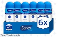 Descubre el chollazo del año: Pack de 6 Desodorantes Sanex con una protección brutal y frescura asegurada ¡Compra ya antes de que se acaben!