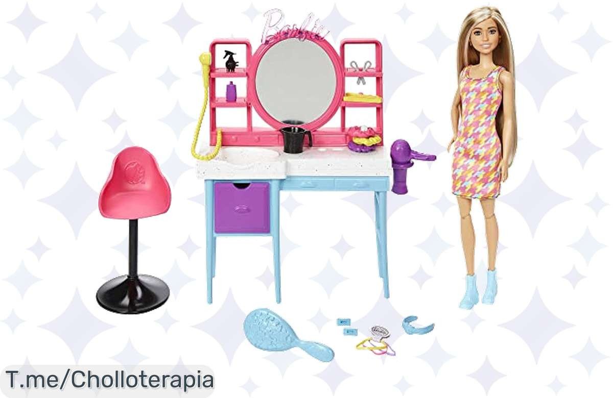 Descubre el chollazo del año con Barbie Totally Hair, crea peinados mágicos y disfruta de accesorios increíbles. ¡No te quedes sin el tuyo, la oferta es limitada!