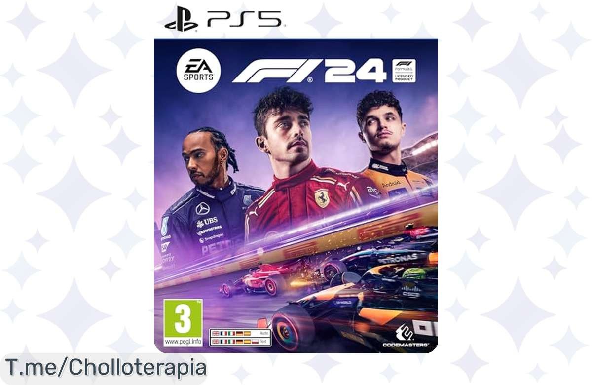 Descubre el chollazo del año con EA SPORTS F1 24 para PS5, vive la emoción de ser piloto con conducción ultra realista y aprovecha este ofertón antes que se agote.